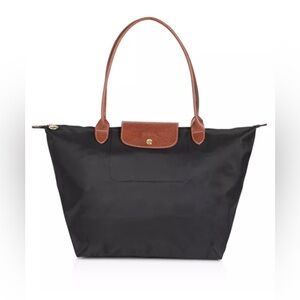 LONGCHAMP Le Pliage Original Tote Large Shoulder Bag Black